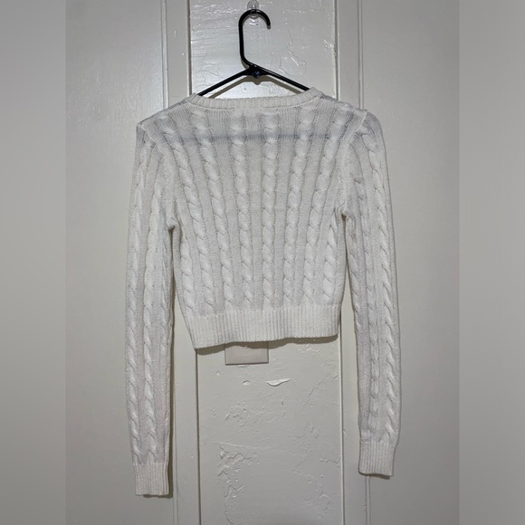 Full Tilt Long Sleeve Button Up Dainty Sweater - Picture 2 of 3